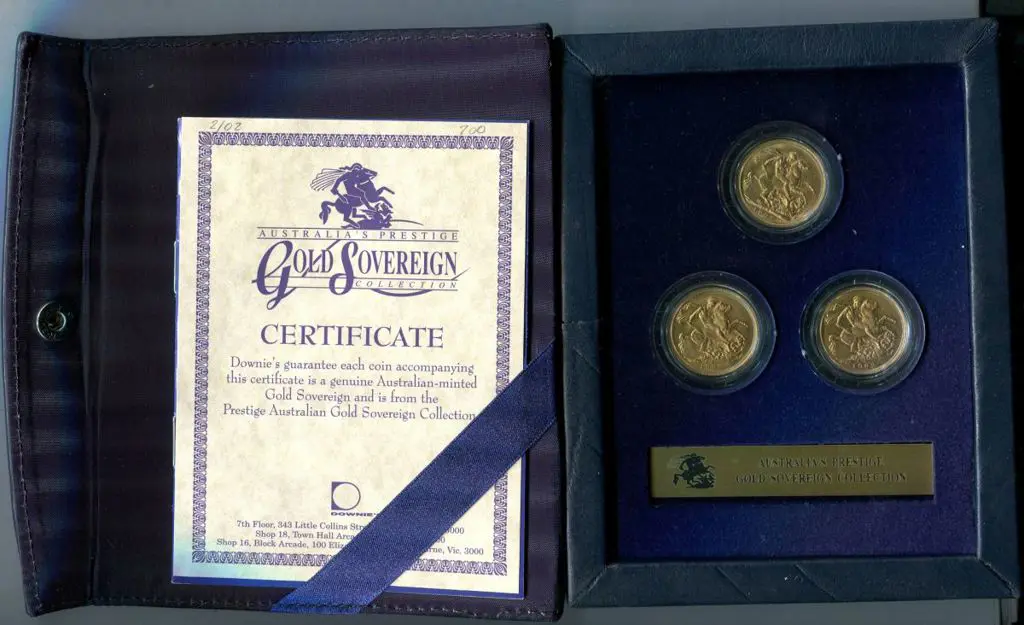 1902 Gold Sovereign Collection with 3 x KEVII ... Image 1++