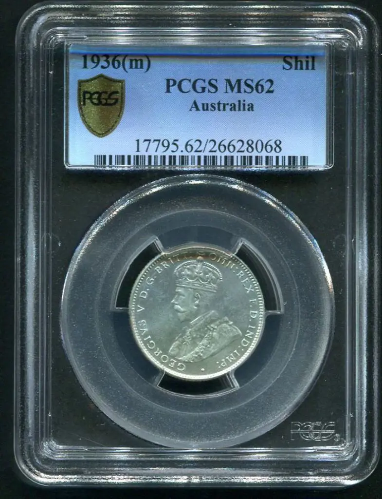 1936 (M) Shilling. PCGS slabbed MS62 Image 1++