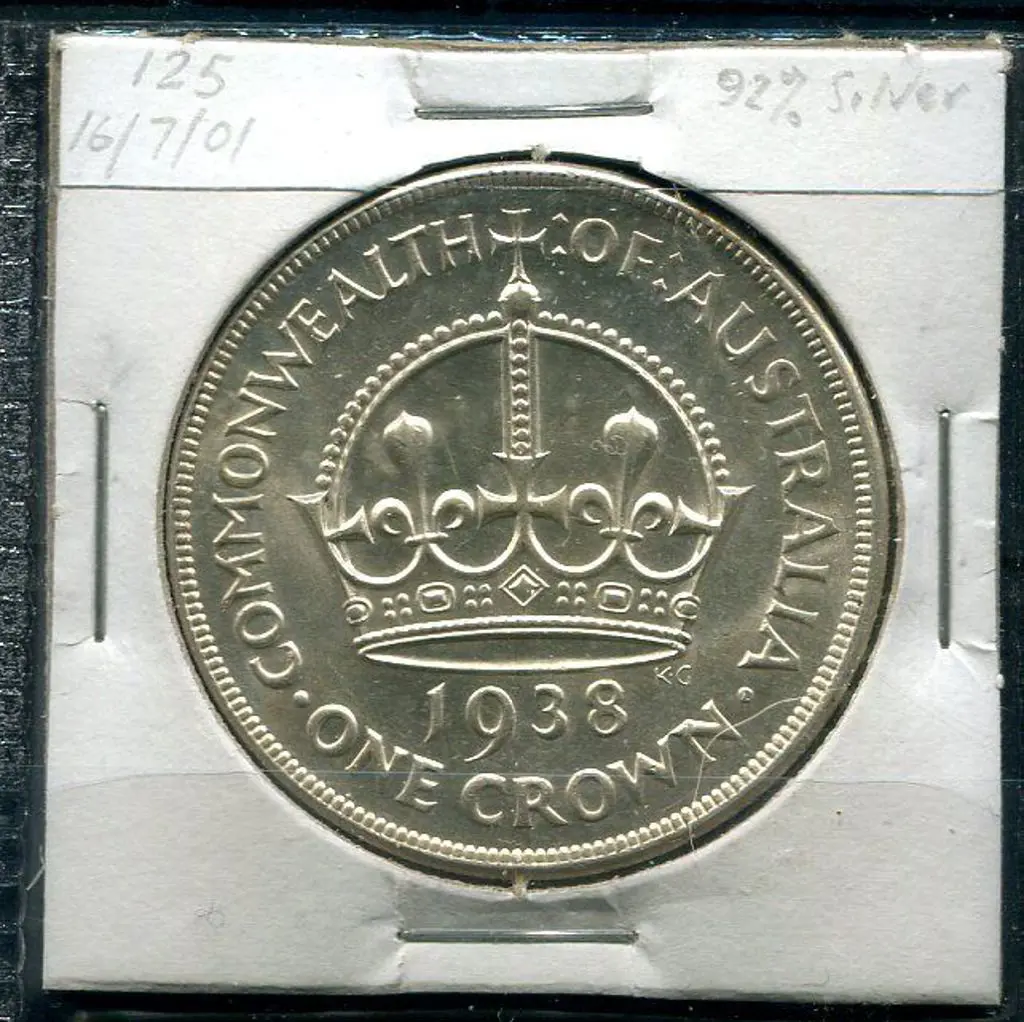 1938 Crown in Downies wallet described as ... Image 1++
