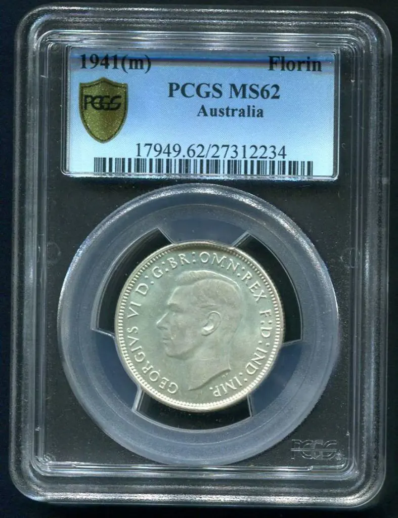 1941 (M) Florin. PCGS slabbed MS62 Image 1++