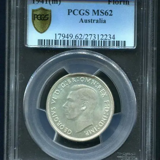 1941 (M) Florin. PCGS slabbed MS62