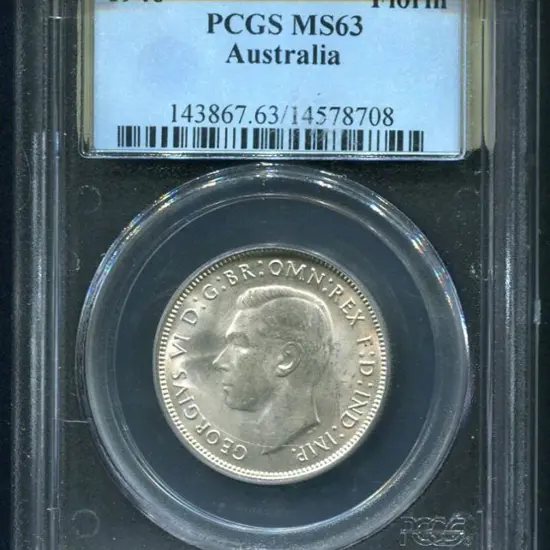 1946 Florin. PCGS slabbed MS63