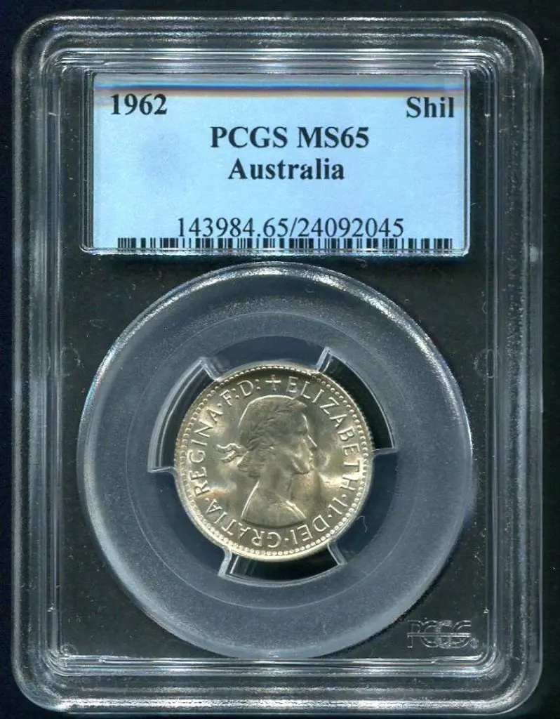 1962 (M) Shilling. PCGS slabbed MS65 Image 1++