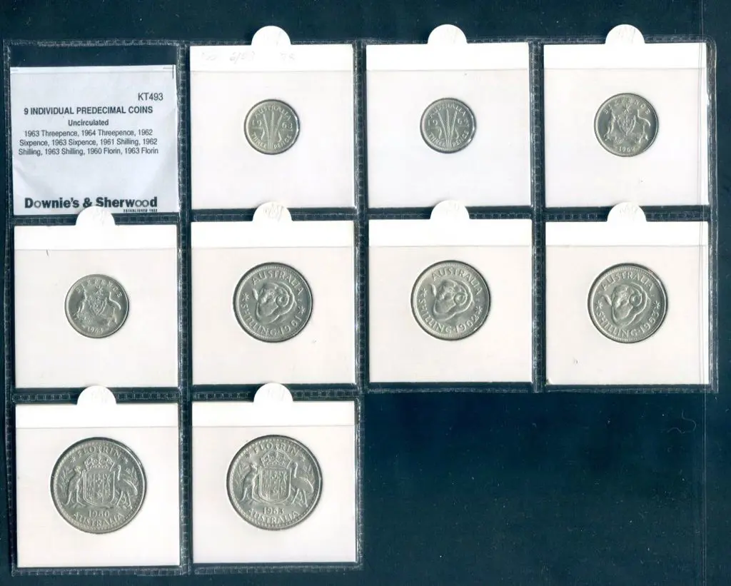 1964 & 1964 Threepence, 1962 & 1963 Sixpence, ... Image 1++