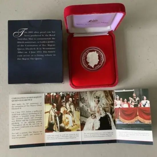 2000 50c Royal Visit & 2003 50c QEII Coronation ...