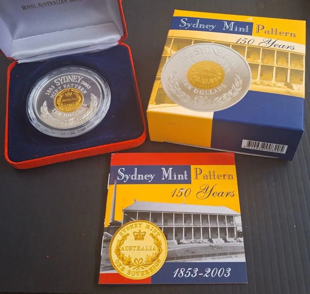 2003 $1 Holey Dollar & Dump, $2003 5 Rugby World ... Image 1++
