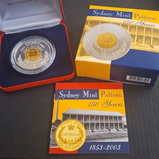 2003 $1 Holey Dollar & Dump, $2003 5 Rugby World ...