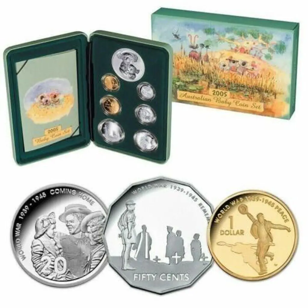 2005 Aust Baby Coin Proof set in RAM case/box. ... Image 1++