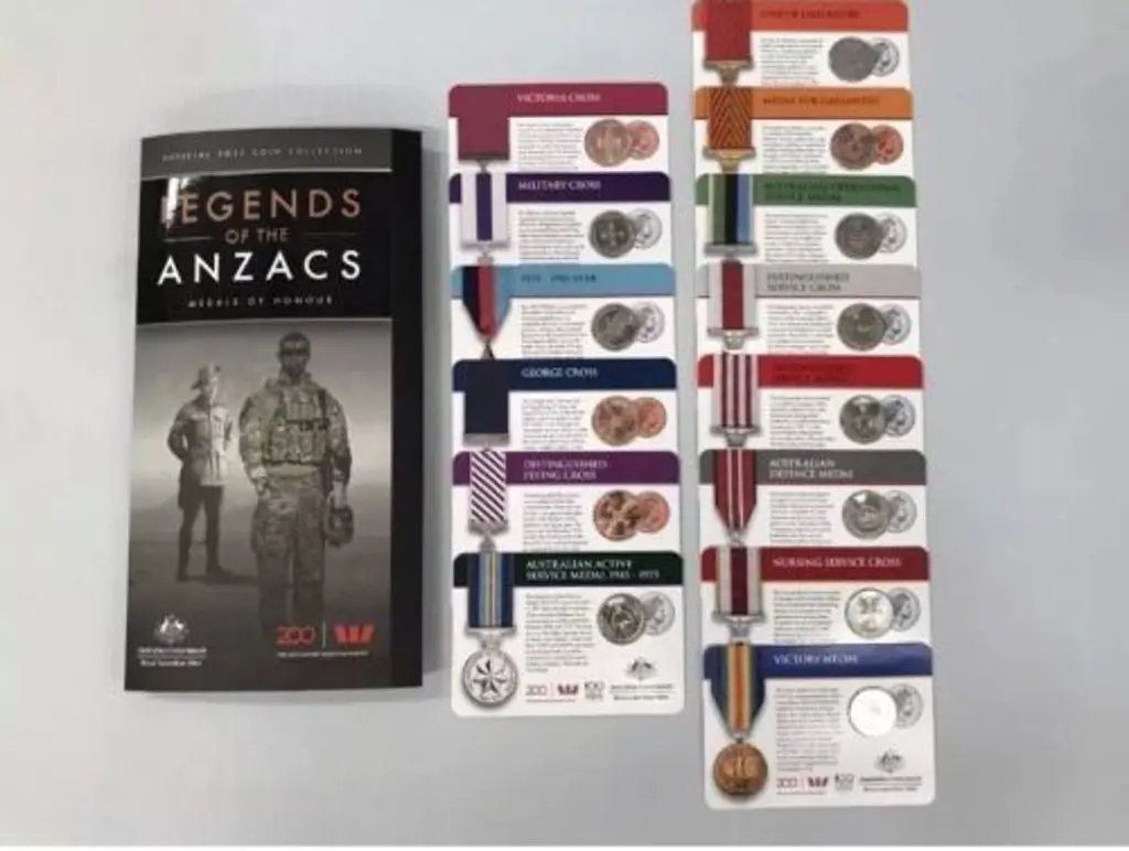 2017 20c/25c Legends of the Anzacs - Medals of ... Image 1++
