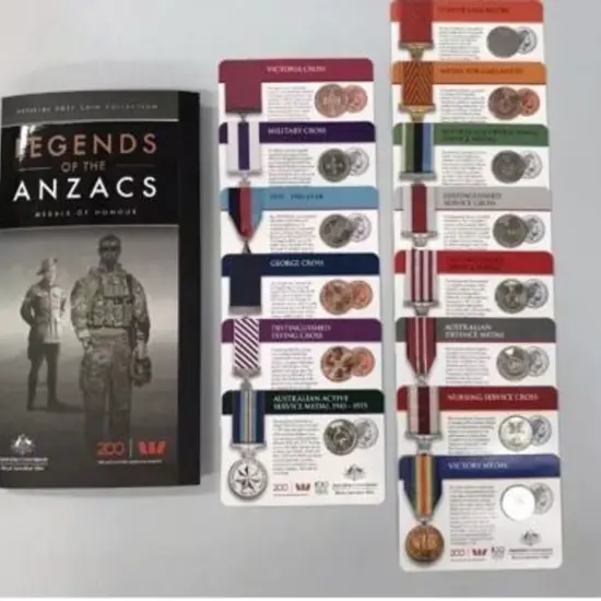 2017 20c/25c Legends of the Anzacs - Medals of ...