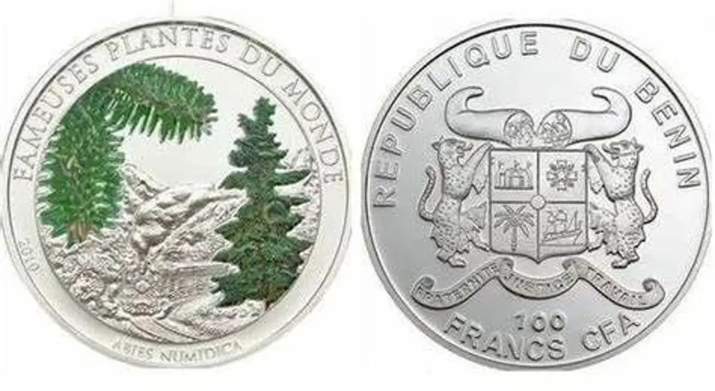 Benin 2010 100 Francs "Aries Numidica" silver ... Image 1++
