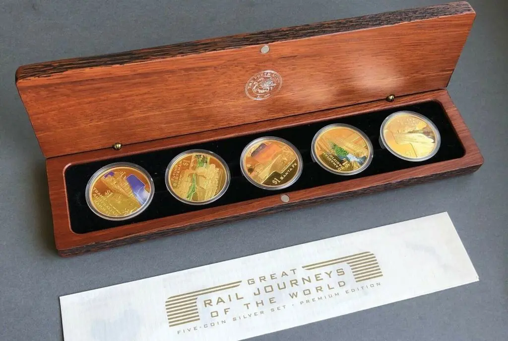 Cook Is 2004 $1 "Great Rail Journeys of the World" ... Image 1++