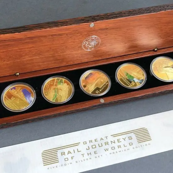 Cook Is 2004 $1 "Great Rail Journeys of the World" ...