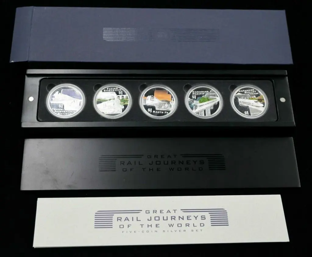 Cook Is 2004 $1 "Great Rail Journeys of the World" ... Image 1++