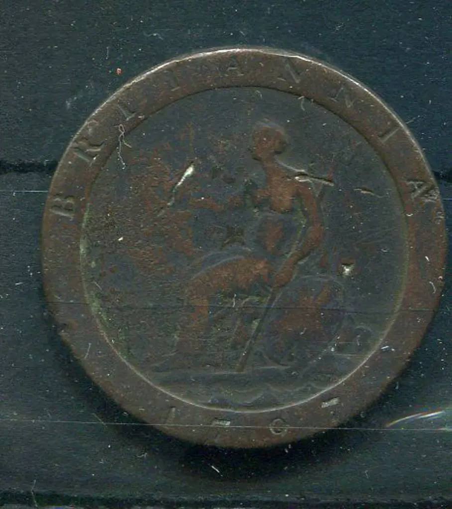 England 1797 2d Cartwheel Proclamation. gF Image 1++