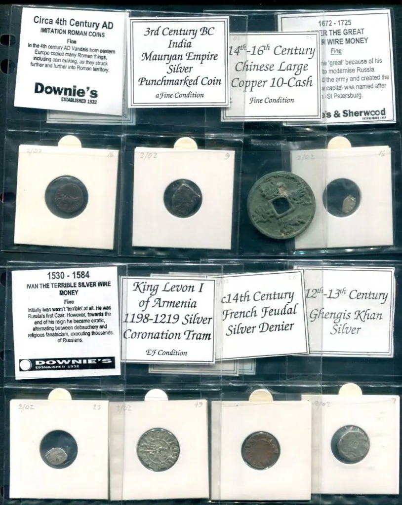 Various Ancient Coins all in Downies wallets incl ... Image 1++