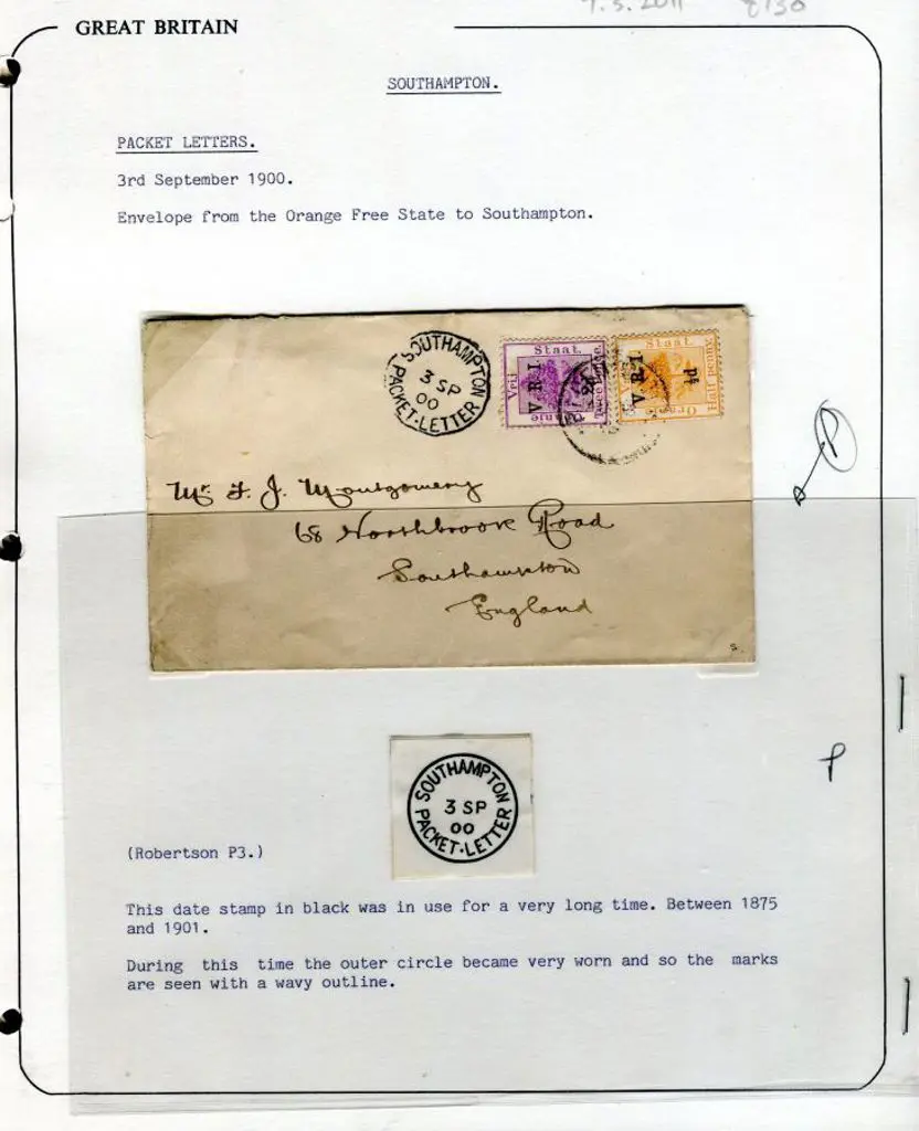 Great Britain Southampton display on pages with ... Image 1++