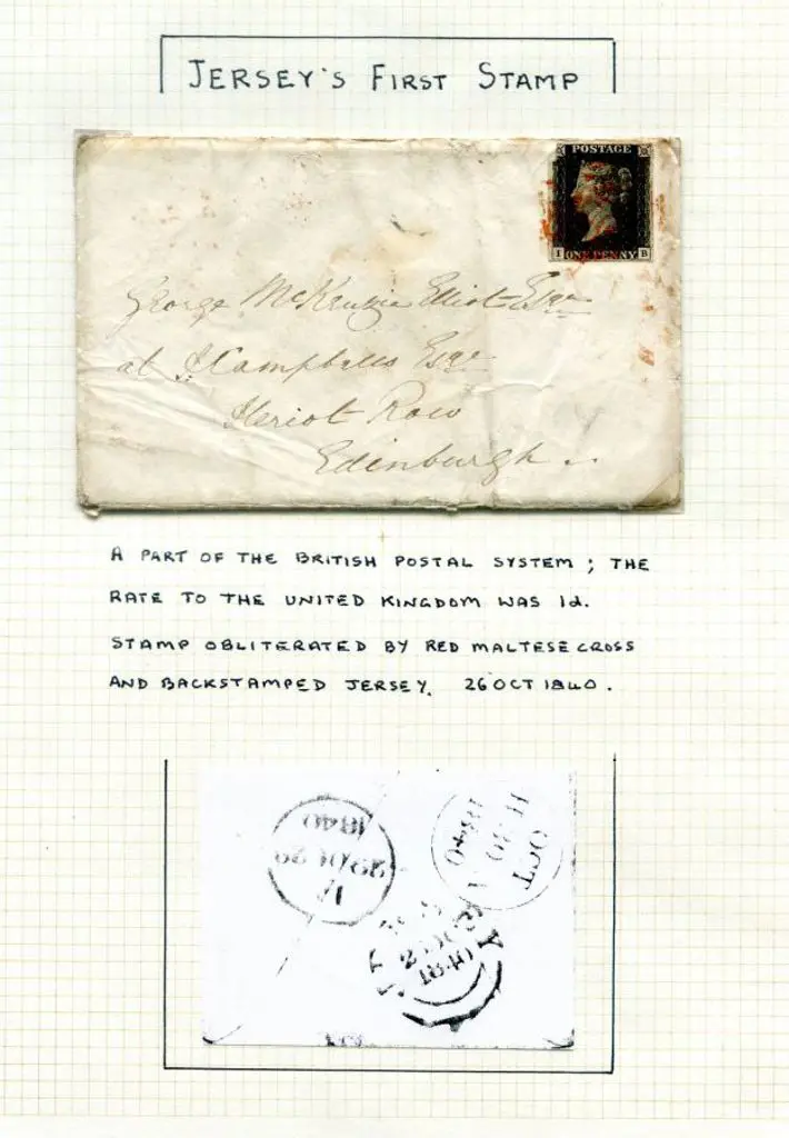 Great Britain-Jersey 1851 (20th Mar) stampless ... Image 1++