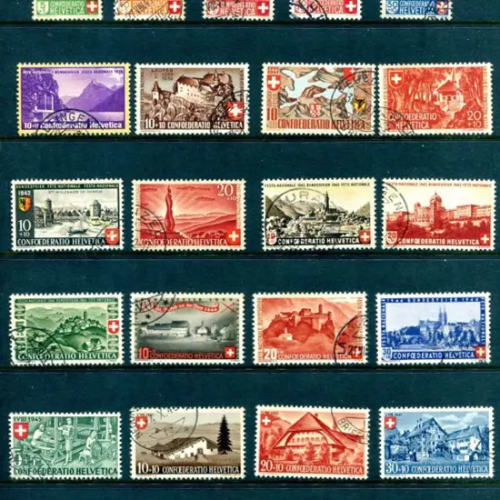 Switzerland 1940-1956 Pro Patria complete fine ...