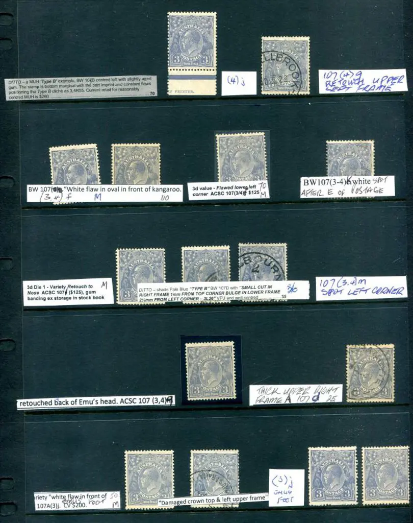 KGV 3d blue, SMW perf. 13½x12½, Die Ia with ... Image 1++