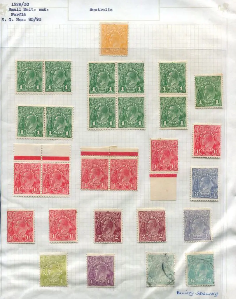 KGV SMW, perf.14 MLH/MH selection with ½d orange, ... Image 1++