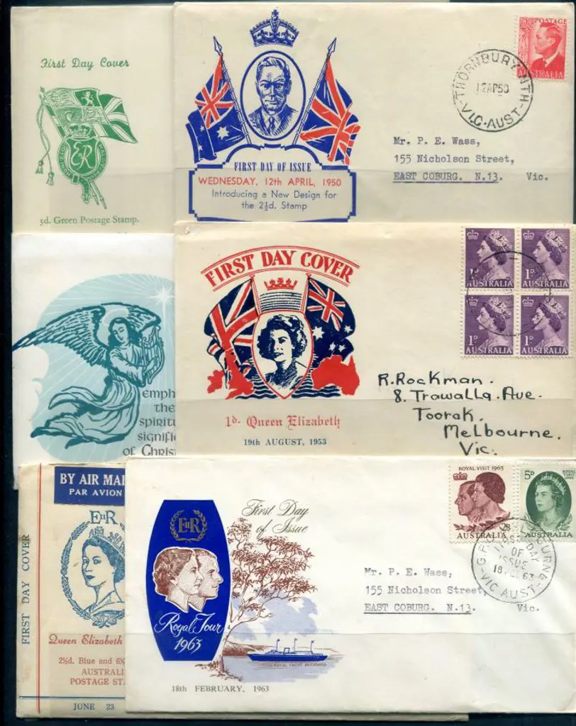 First Day Covers 1950-1963 pre-decimal selection ... Image 1++