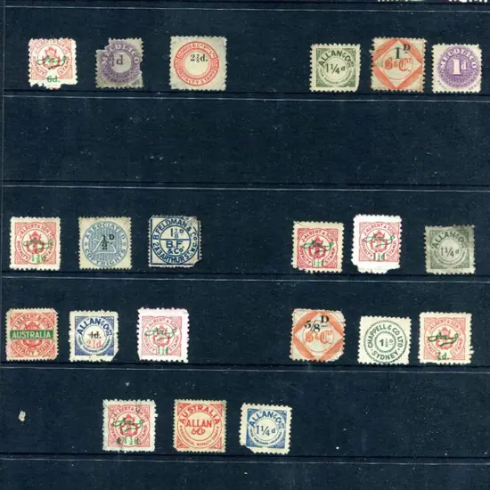 Fiscals Old "Royalty" labels from Chappell & Co, ...