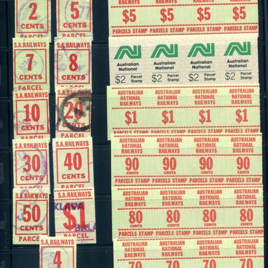 South Australia Various Revenues on stockcards & ...