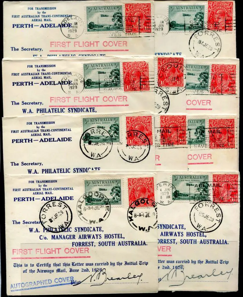1929 (2nd June) Adelaide to Forrest, Ceduna, ... Image 1++