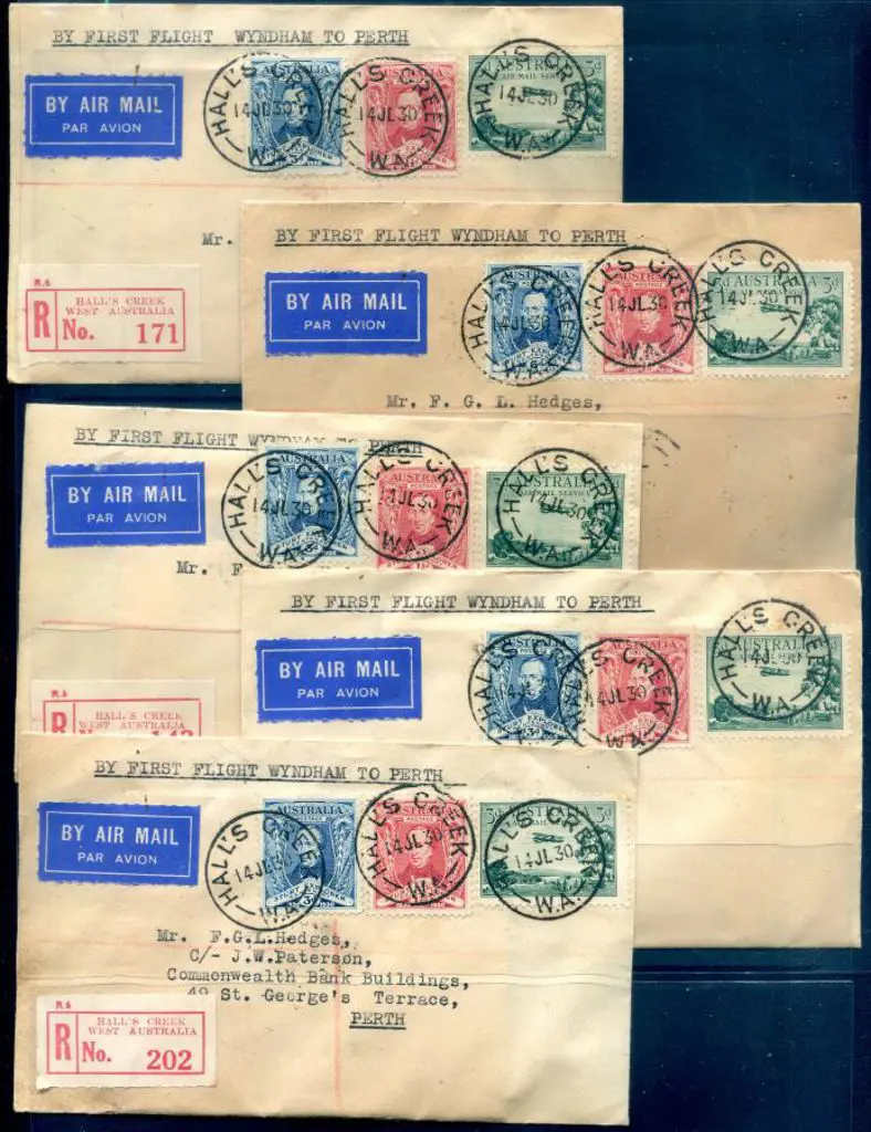 1930 (14th July) Halls Creek set of 12 to all ... Image 1++