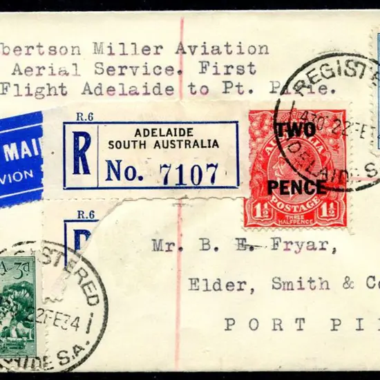 1934 (23rd Feb) Adelaide to Port Pirie ...