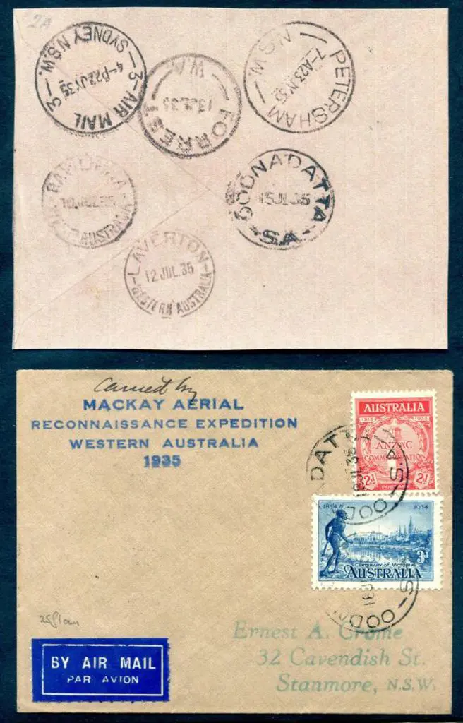 1935 (18th July) Oodnadatta to Sydney on 3rd ... Image 1++