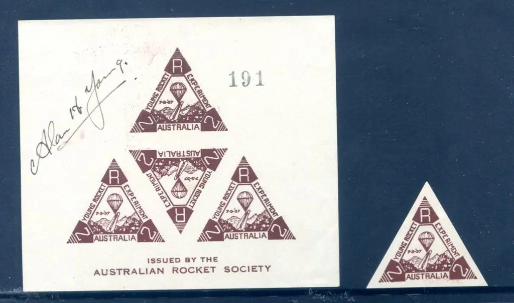 1936 (13th Jul) Moggill to Riverview sheetlet of 4 ... Image 1++