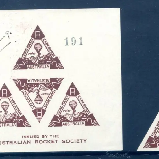 1936 (13th Jul) Moggill to Riverview sheetlet of 4 ...