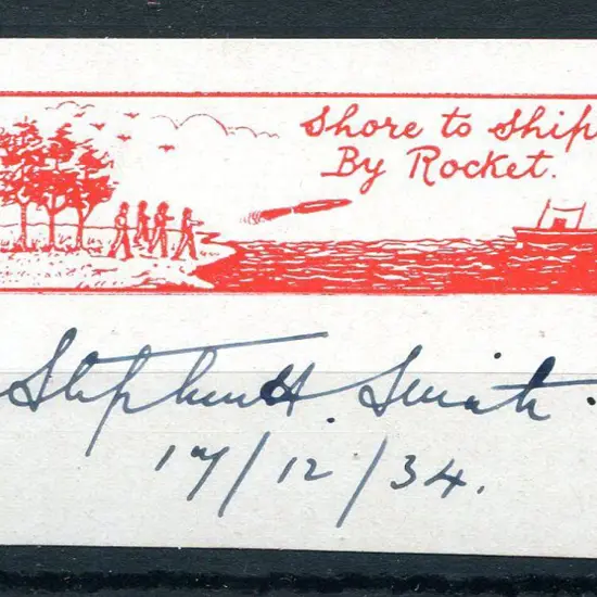 India 1934 Rocket Mail Calcutta to Saugor Island ...