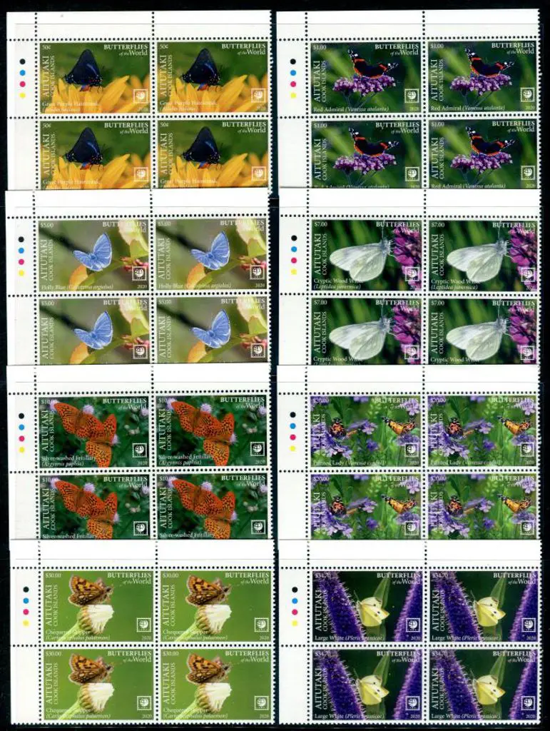 Butterflies Aitutaki 2020 Butterflies of the World ... Image 1++