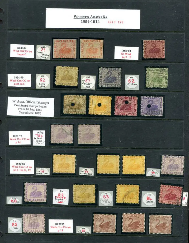 1860-1913 1d to 5/- range of MH or MNG while the ... Image 1++