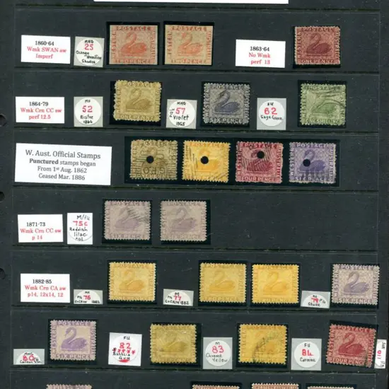 1860-1913 1d to 5/- range of MH or MNG while the ...