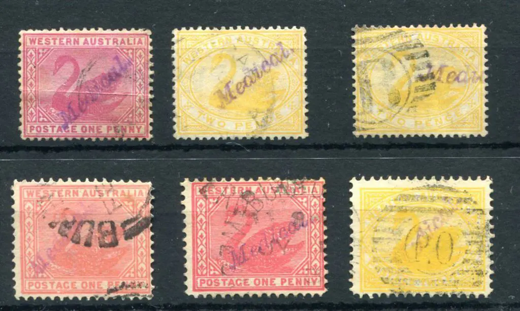Medical Overprints Selection of 6 fine used ... Image 1++