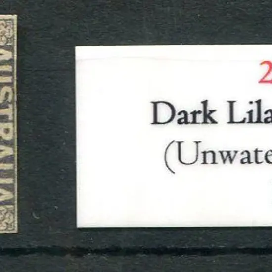 1861 6d dark lilac imperforate colour trial on ...
