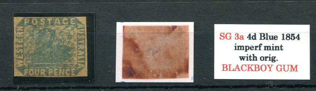1854 4d pale blue with 4 margins & original ... Image 1++