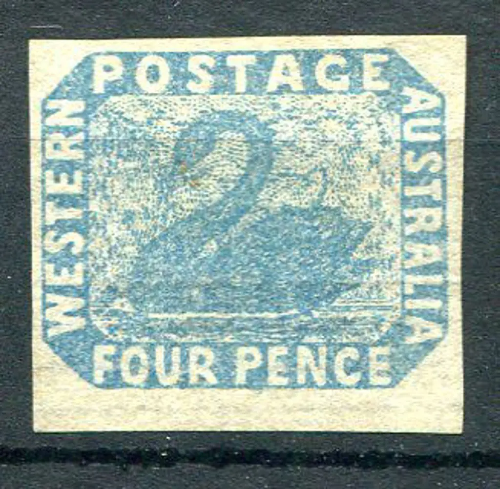 1854 4d blue with 4 large margins with bottom one ... Image 1++