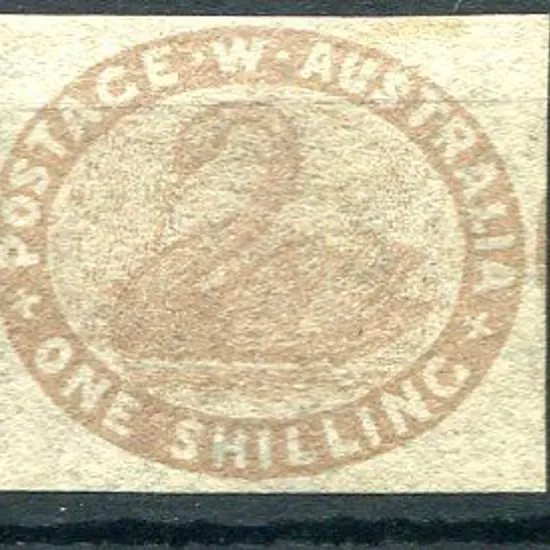 1855 1/- pale brown with clear even margins. MNG ...