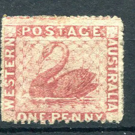 1961 4d rose-carmine, very rough Perf.14-16. MLH ...