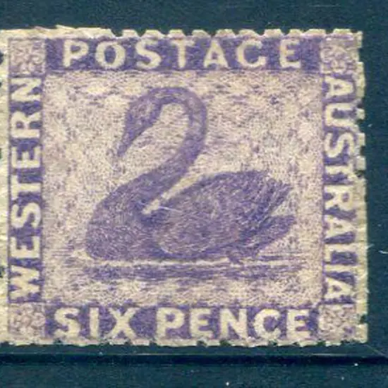1863/64 6d violet no wmk, perf. 13. MNG with APES ...