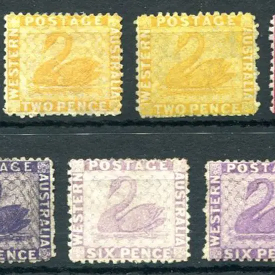 1864 1d bistre MNG (SG 52), 2d chrome-yellow MLH ...