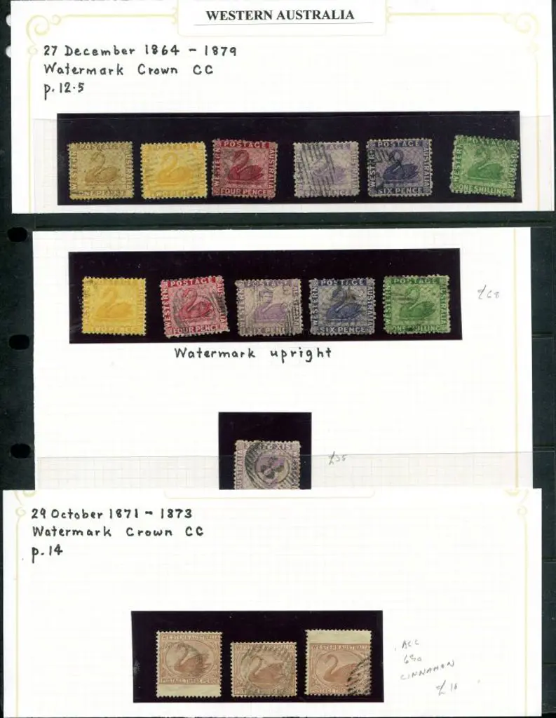 1864 2d, 4d, 6d & 1/- vals, wmk Cr/CC, perf.12½ ... Image 1++