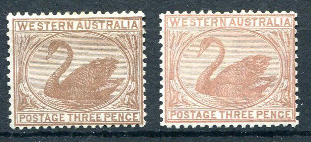 1871/73 3d pale brown & 3d cinnamon, wmk Crown/CC ... Image 1++