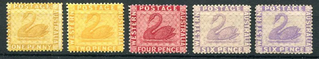 1882/85 1d yellow-ochre MUH (SG 77), 2d ... Image 1++