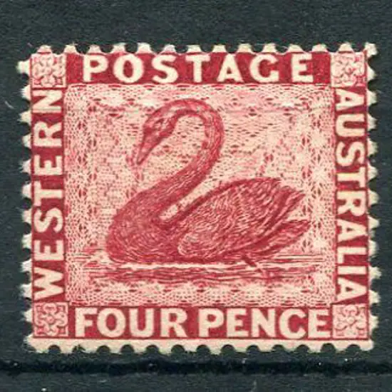 1883 1d yellow-ochre MLH (SG 82), 4d carmine MNG ...